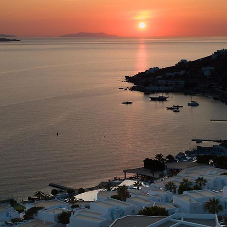 Agios Ioannis Diakoftis Saint John Hotel Villas & Spa מראה חיצוני תמונה Sunset over Mykonos
