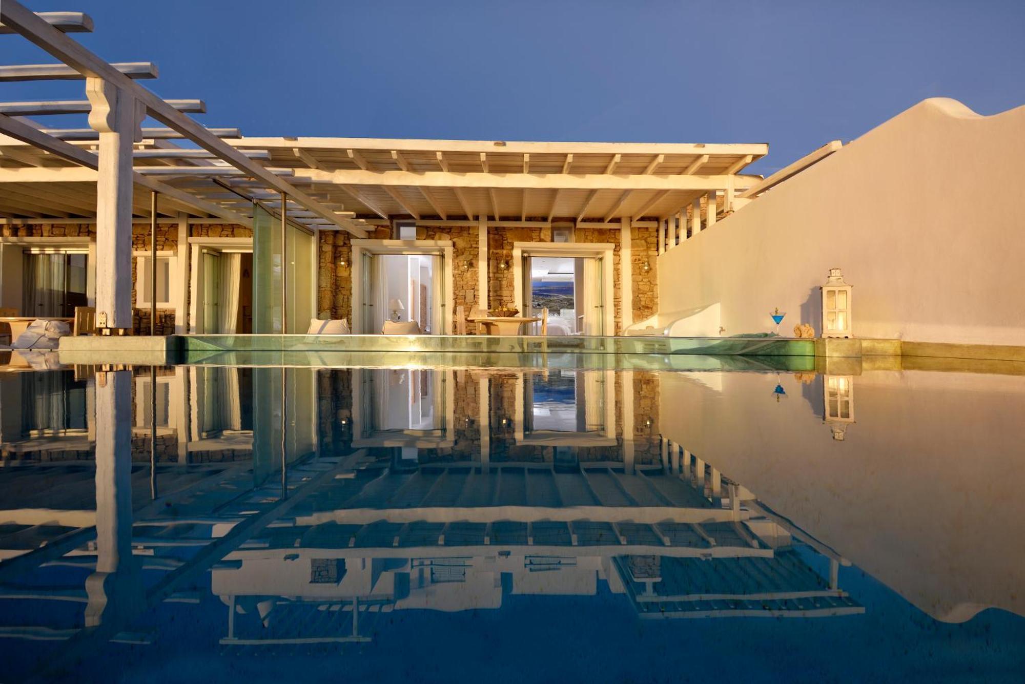 Agios Ioannis Diakoftis Saint John Hotel Villas & Spa מראה חיצוני תמונה The pool at the hotel