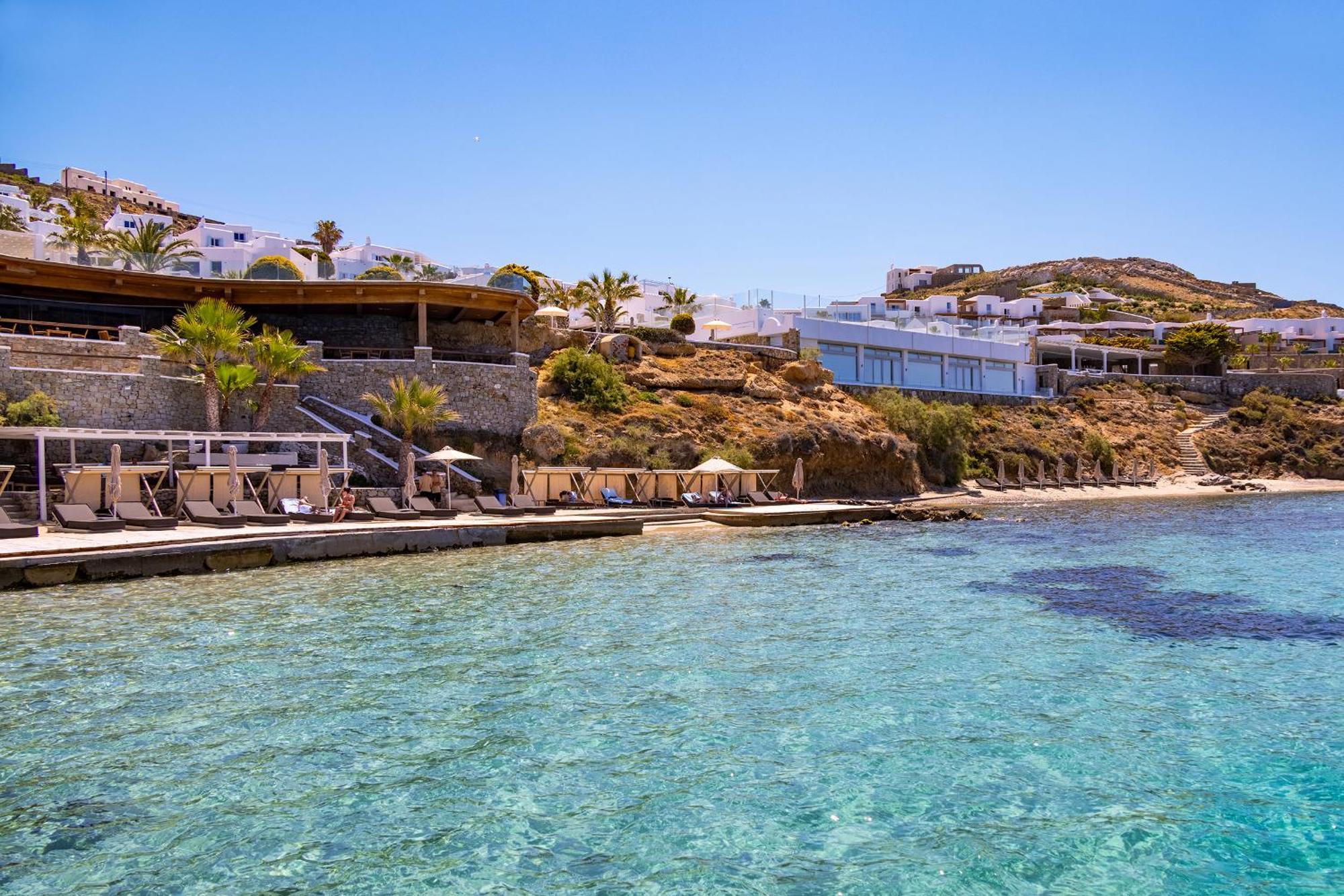Agios Ioannis Diakoftis Saint John Hotel Villas & Spa מראה חיצוני תמונה Mykonos coastline