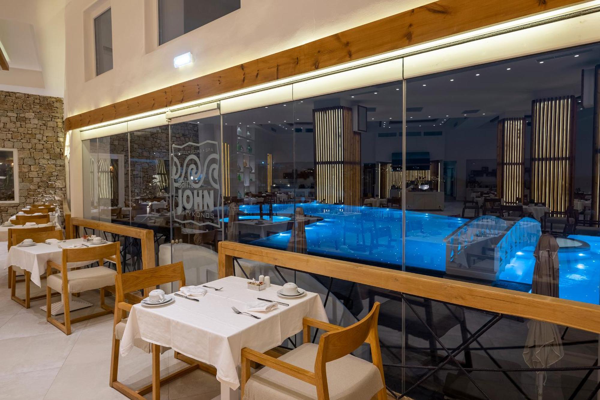 Agios Ioannis Diakoftis Saint John Hotel Villas & Spa מראה חיצוני תמונה The restaurant